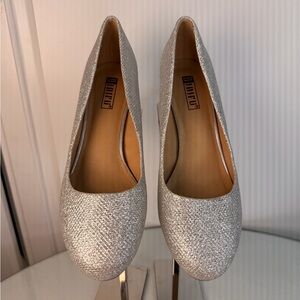 Sparkling Silver Heels